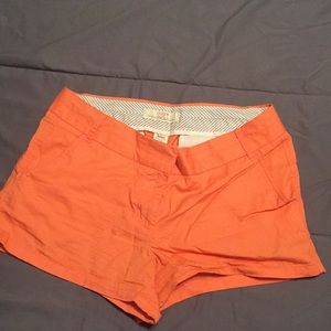 Barely worn jcrew salmon chino shorts